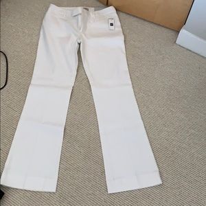 Gap modern boot white dress pants